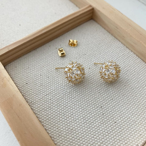 Half Dome Sparkle Earrings