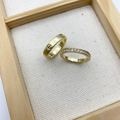 LOVE Dual Ring Set