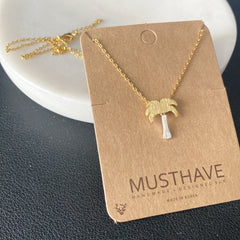 Palm Tree Paradise Necklace