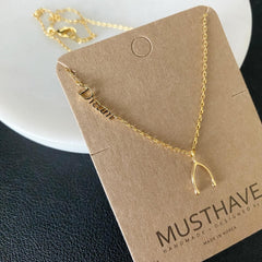 Dream Wishbone Necklace