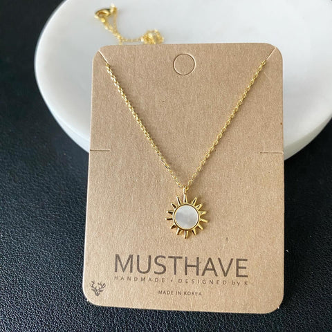 Sun (MOP) Necklace